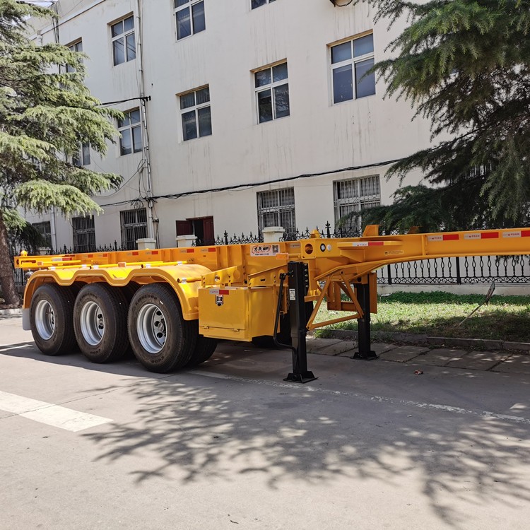 20Ft 3 Axle Skeleton Semi Trailer